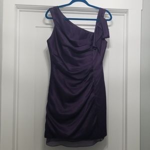 Purple dress: bridemaid, wedding guest, homecoming